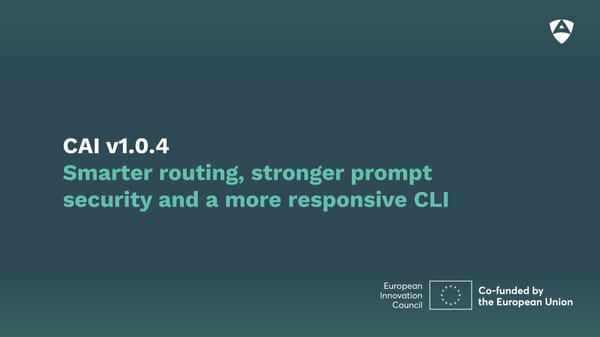 Layered terminal interface showing cybersecurity workflows, representing improved control and reduced friction in CAI v1.0.4.