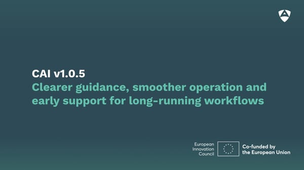 Cybersecurity AI CLI interface update showing improvements in guidance, reliability and long-running workflows in CAI v1.0.5